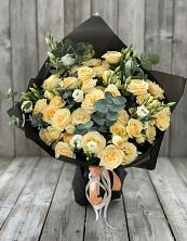 Букет цветов из:  Розы и Лизиантусы в Сухой Буйволе