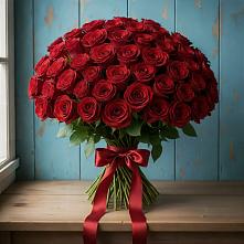 Букет Красные розы Блэк Меджик #REPLACE_PRED# Сухой Буйволе