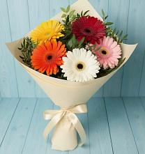 Букет цветов из:  Герберы в Сухой Буйволе