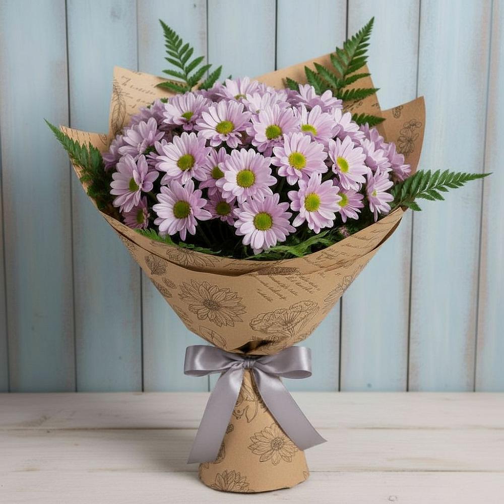 Букет цветов из: Хризантемы в Сухой Буйволе