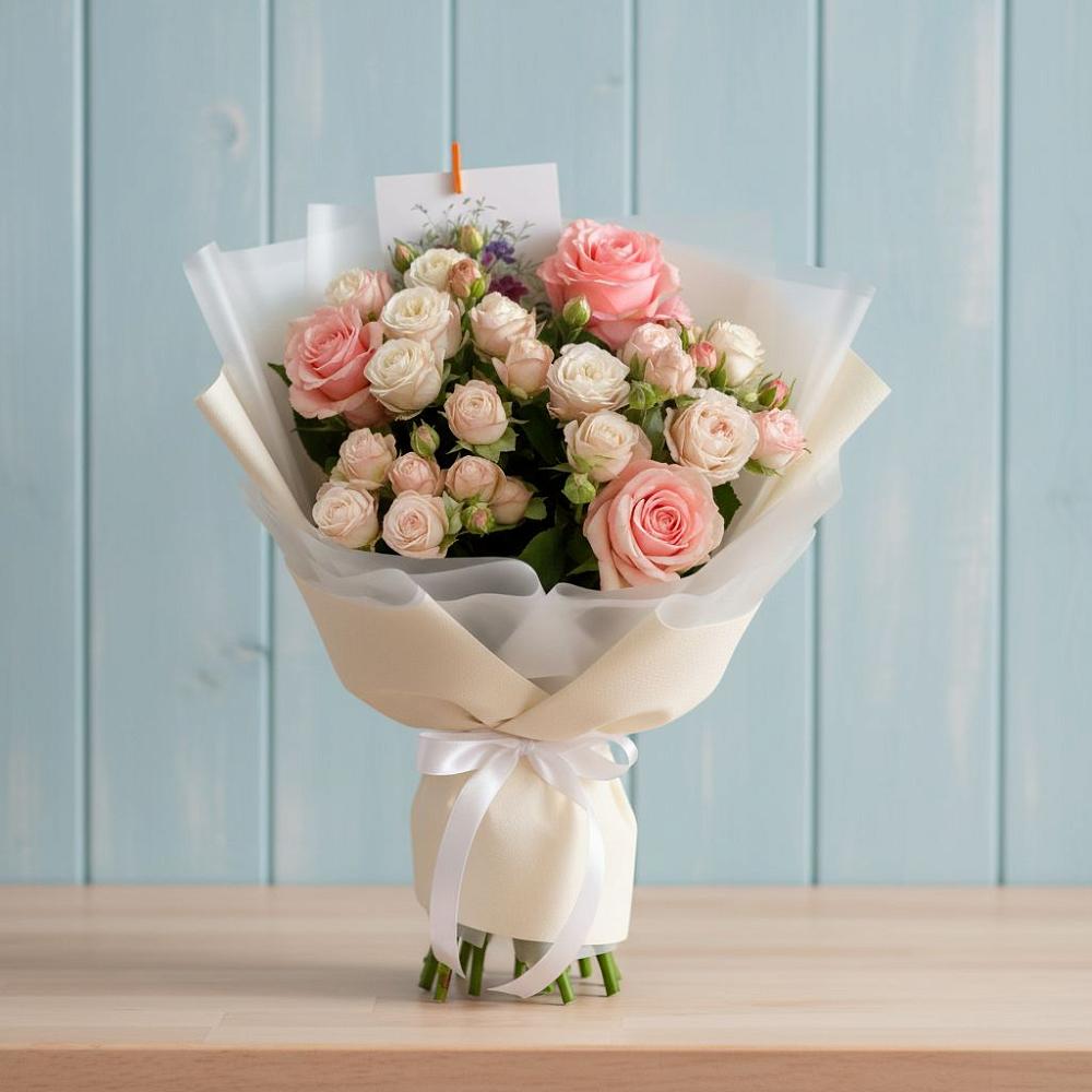 Букет цветов из: Розы в Сухой Буйволе