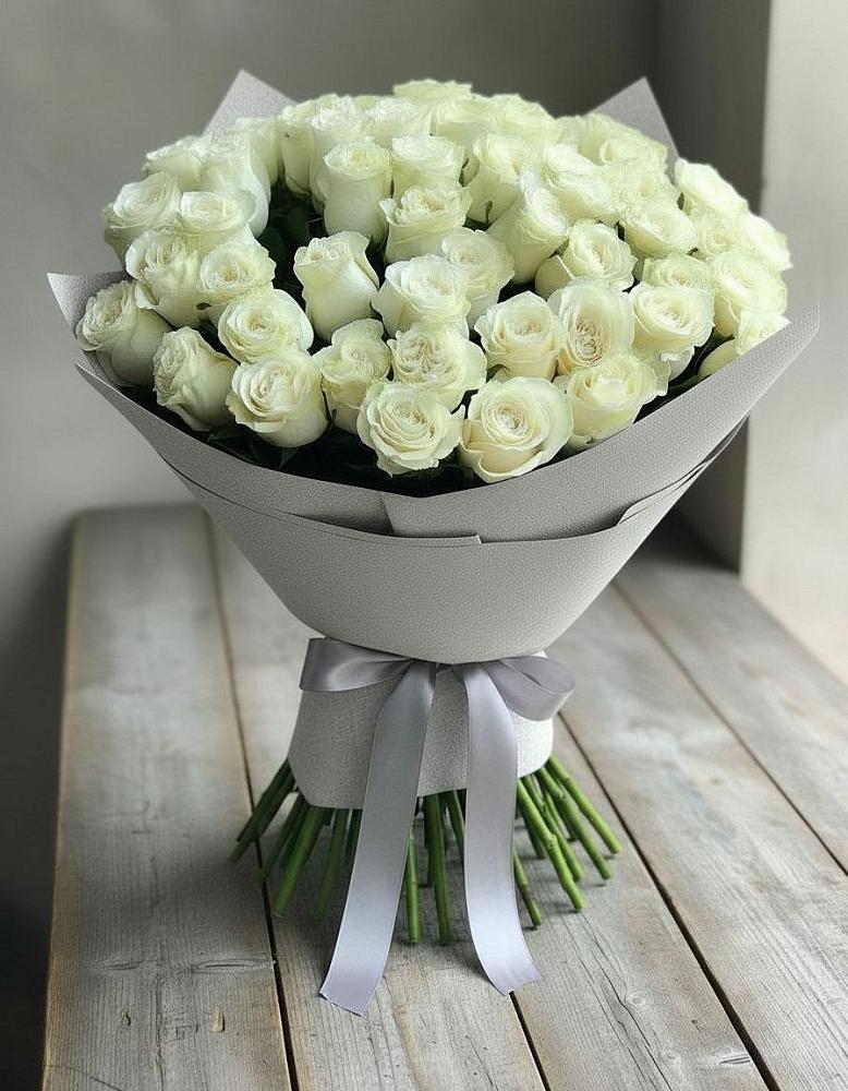 Букет 35 Белых роз в Сухой Буйволе