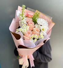 Букет цветов из:  Хризантемы и Розы в Сухой Буйволе