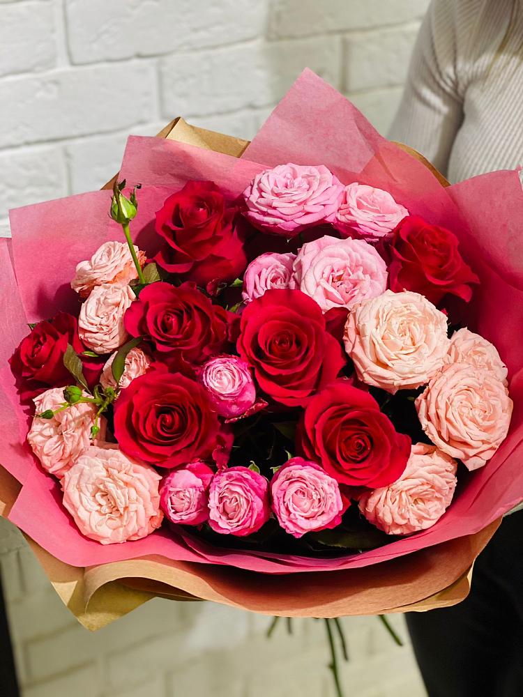 Букет цветов из: Розы в Сухой Буйволе