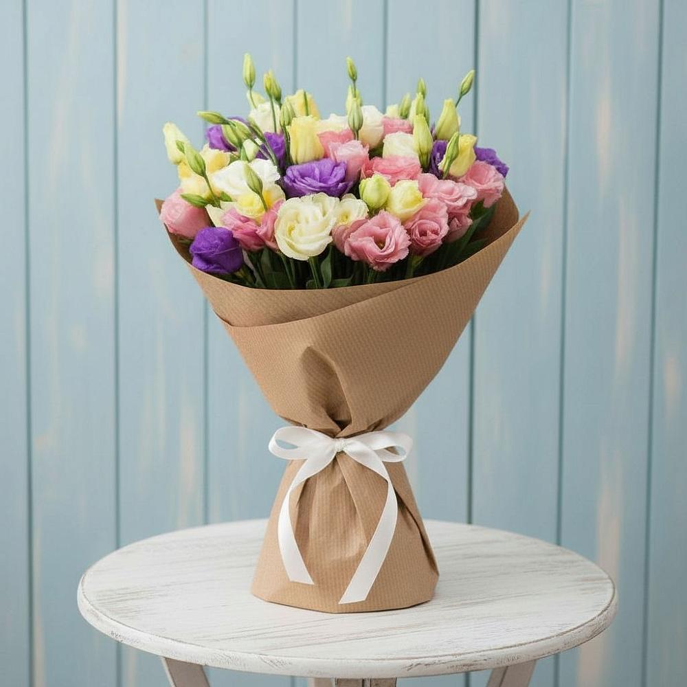 Букет цветов из: Лизиантусы в Сухой Буйволе