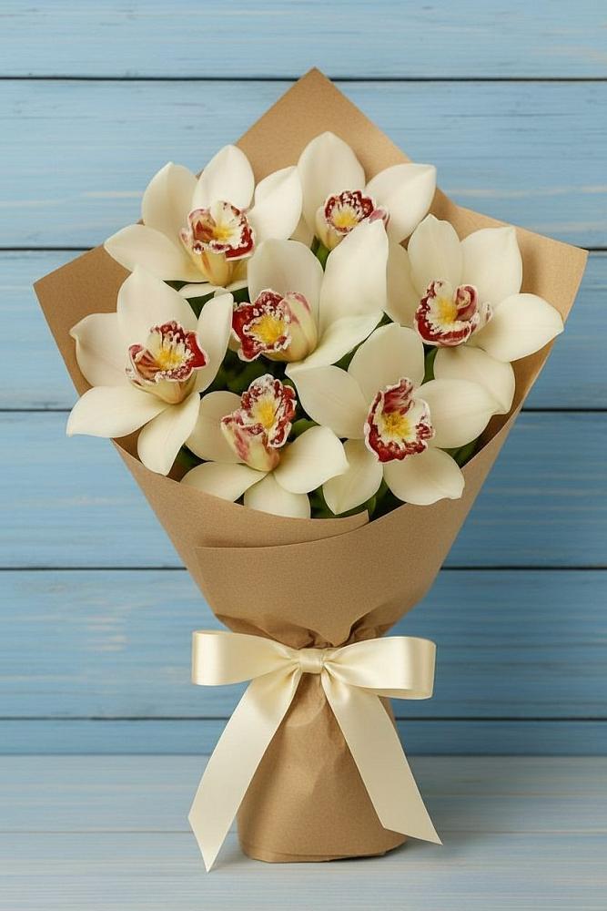 Букет цветов из: Орхидеи и Розы в Сухой Буйволе