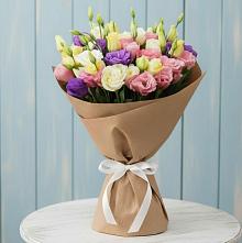 Букет цветов из:  Лизиантусы в Сухой Буйволе