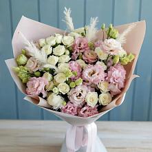 Букет цветов из:  Альстромерии и Розы в Сухой Буйволе